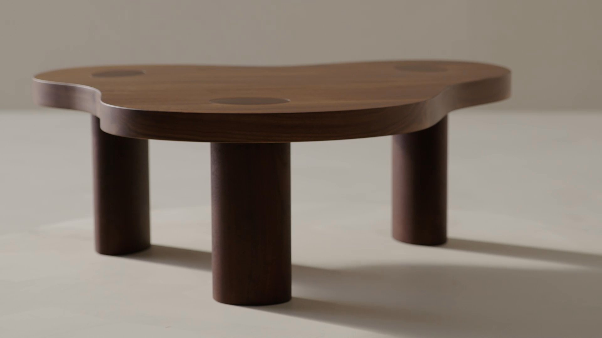Mini cloud side table — Oak | Walnut | Mahogany — Veermakers